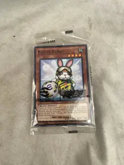 Yu-Gi-Oh! TCG Rescue Rabbit + Neymar JR eFootball Sealed 2x Cards NM - Image 1