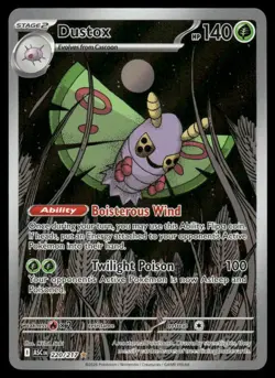 Pokemon Cards Dustox 220/217 Ascended Heroes Illustration Rare NM - Image 1