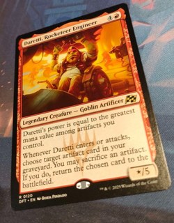 Daretti, Rocketeer Engineer - Aetherdrift - Rare - NM (see pics) MTG - Image 3