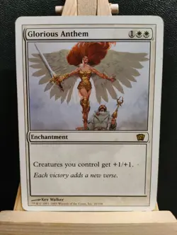 Glorious Anthem - Eighth Edition - Rare - Played (see pics) MTG - Image 1