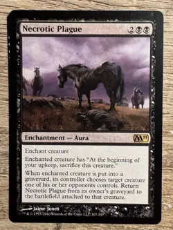 MTG - Necrotic Plague - Image 1