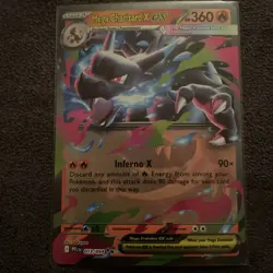2025 Pokemon Phantasmal Flames Mega Charizard X ex 13/94 - Image 1