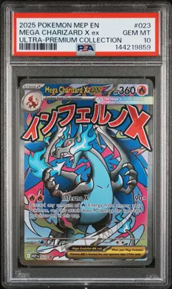 2025 Pokemon UPC Mega Charizard X ex & Oricorio ex PSA 10 - Image 2