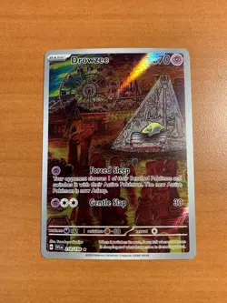 Pokemon TCG Drowzee Scarlet & Violet 086/078 Holo Illustration Rare - Image 1