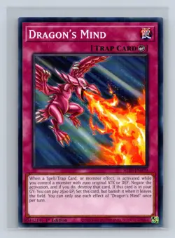 Dragon's Mind #ALIN-EN079 Alliance Insight Yugioh TCG NM - Image 1