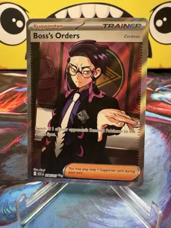 Boss's Orders Corbeau Full Art 256/217 Pokemon Ascended Heroes English NM - Image 1