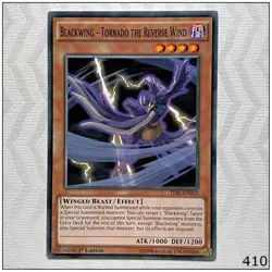 Blackwing - Tornado the Reverse Wind - TDIL-EN012 - Common 1st Edition Yugioh - Image 1