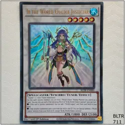 Ib the World Chalice Justiciar - BLTR-EN089 - Ultra Rare 1st Edition Yugioh - Image 1