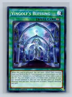 Vingolf's Blessing #ALIN-EN083 Alliance Insight Yugioh TCG NM - Image 1