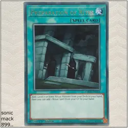 Preparation of Rites - AMDE-EN055 - Rare 1st Edition Yugioh - Image 1