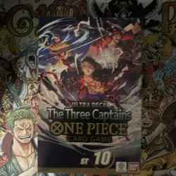 Bandai One Piece Card Game The Three Captains ST-10 Luffy Law Kid Starter Deck - Image 1