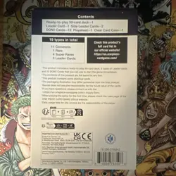 Bandai One Piece Card Game The Three Captains ST-10 Luffy Law Kid Starter Deck - Image 2