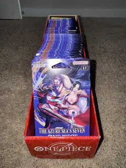 LOT OF 40 One Piece TCG OP-14 Azure Sea's Seven Sleeved Booster Pack English NEW - Image 1