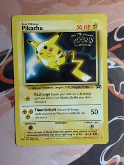 Pokemon Pikachu Kids WB Stamped Movie Promo 4/53 Wotc Promo Non Holo HP Card - Image 2