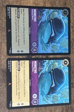 Disney Lorcana - Foil Card - Monstro infamous whale - Reign of Jafar - With Base - Image 1