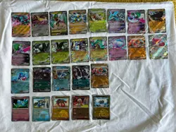 26 Japanese / Korean Pokemon TCG card bundle EX and holos - Image 1