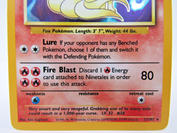 1999 Ninetales 12/102 Holo Rare Base Set Pokemon Card WOTC LP 🔥🦊✨ - Image 3