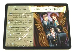 Harry Potter TCG Rare Quidditch Cup Foil Card No 6/80 Gaze Into The Mirror - Image 1