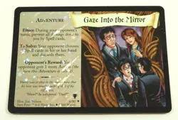 Harry Potter TCG Rare Quidditch Cup Foil Card No 6/80 Gaze Into The Mirror - Image 2