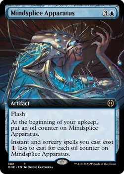 Mindsplice Apparatus 382 Extended Art Phyrexia: All Will Be One MTG Rare - Image 1