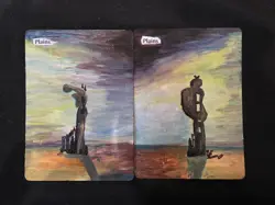 Magic the Gathering Alt Art Plains - Image 1