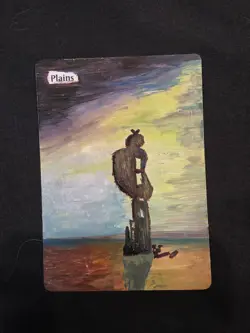 Magic the Gathering Alt Art Plains - Image 2