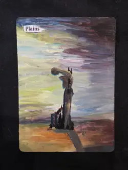 Magic the Gathering Alt Art Plains - Image 3