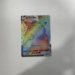 BEAUTIFUL COPY Pokemon Vivid Voltage Pikachu VMAX 188/185 Rainbow Secret Rare NM - Image 1