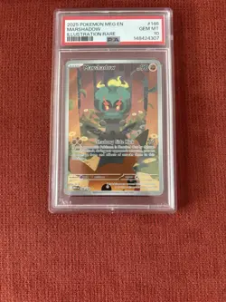 Marshadow #146 IR Illustration Rare Mega Evolutions 2025 Pokemon PSA 10 - Image 1
