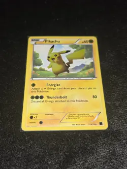 2011 Pokemon Black & White Pikachu Secret Rare #115/114 - HOLO - LP - Image 1
