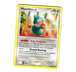 Pokemon Munchlax 70/111 Platinum: Rising Rivals LP - Image 1