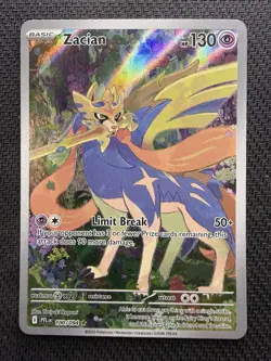Pokemon Zacian 100/094 Me02: Phantasmal Flames Illustration Rare - Image 1