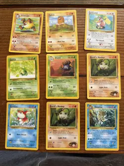 41 Pokemon Cards - pikachu ekans geodude vintage some 1st editions LP MP damaged - Image 5
