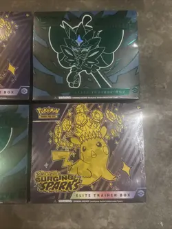 (2) Surging Sparks ETBs (2) Twilight Masquerade ETBs Sealed Pokemon TCG - Image 3