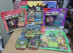 POKEMON ASCENDED (2) 2-PK BLISTER + PIN COLLECTION + (5) TINS + (2) TECH STICKER - Image 1