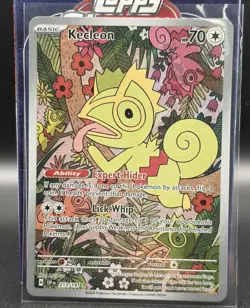 Pokemon Kecleon SV08 Surging Sparks Illustration Rare Holo English 213/191 - Image 1