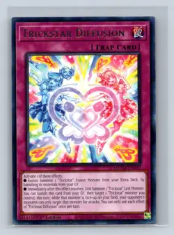 Trickstar Diffusion #MZTM-EN030 Maze of the Master Yugioh TCG NM - Image 1