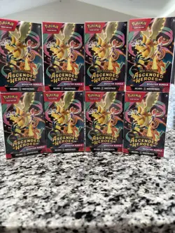 8x Pokemon TCG: Mega Evolution Ascended Heroes Booster Bundle NEW IN HAND - Image 1