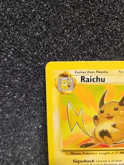 Pokemon Raichu 29/62 - 1999 Fossil Non-Holo Rare - LP Vintage WotC - Image 2