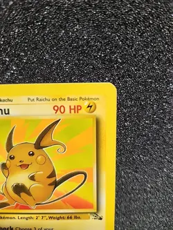 Pokemon Raichu 29/62 - 1999 Fossil Non-Holo Rare - LP Vintage WotC - Image 3