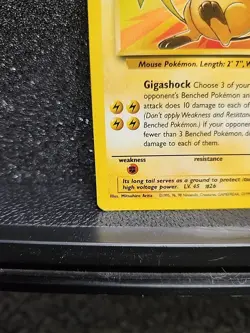 Pokemon Raichu 29/62 - 1999 Fossil Non-Holo Rare - LP Vintage WotC - Image 4