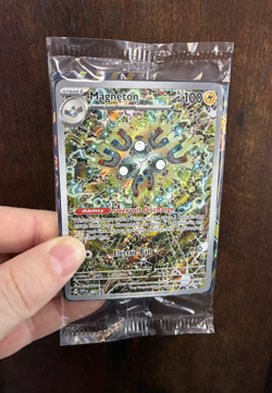 Magneton Full Art, Pokemon SEALED, Surging Sparks, Black Star Promo Rare, SVP159 - Image 2