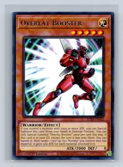 Overlay Booster #JUSH-EN042 Justice Hunters Yugioh TCG NM - Image 1