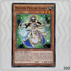 Hushed Psychic Cleric - HSRD-EN050 - Common 1st Edition Yugioh - Image 1