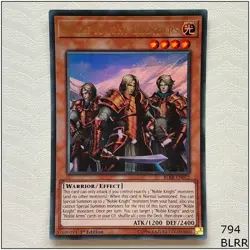 Noble Knight Brothers - BLRR-EN072 - Ultra Rare 1st Edition Yugioh - Image 1