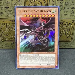 Yugioh Slifer the Sky Dragon JUMP-EN061 Ultra Rare Promo Limited Edition NM - Image 1