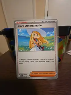 Lillie's Determination 119/132 Me01: Mega Evolution Regular x 4 Sleeved Cards - Image 2
