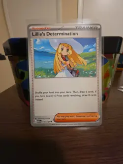 Lillie's Determination 119/132 Me01: Mega Evolution Regular x 4 Sleeved Cards - Image 3
