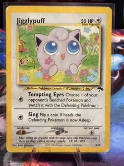 Pokemon Jigglypuff 50HP Southern Islands 08/18 Basic Regular Card - Image 1