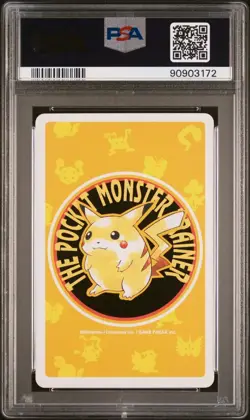 PSA 10 GEM MINT Pokemon Yellow Playing Card - Moltres 4 of Clubs (POP 1) - Image 3